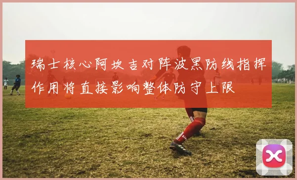 瑞士核心阿坎吉对阵波黑防线指挥作用将直接影响整体防守上限